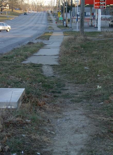 sidewalk gap