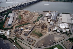 aerial photo of bayshore recycling
