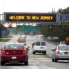 welcome to new jersey traffic sign