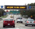 welcome to new jersey traffic sign