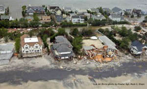 Sandy aerial view slideshow