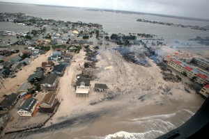 Sandy damage