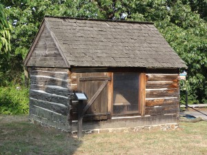 The Mortonson Van Leer Cabin in Swedesboro, N.J., reputed to have been a stop on the Underground Railroad.