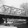 Jackson Street Bridge in the winter. Photo courtesy of Amanda Seelig.