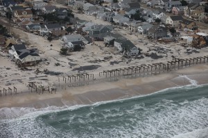 Damaged homes along the Jersey Shore (Courtesy of Greg Thompson, USFWS)