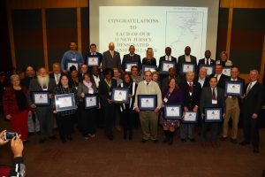 Representatives from each of the Transit Villages were honored at the celebration